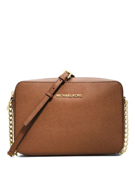 michael kors brown cross bag